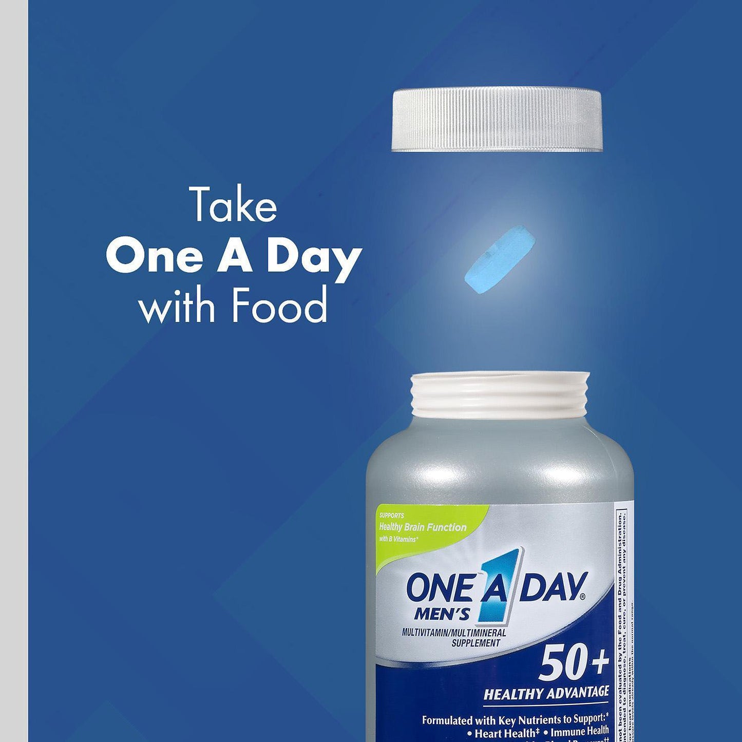One A Day Men's 50+ Healthy Advantage Multivitamin,( 300 Tablets)