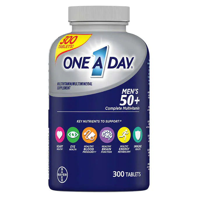 One A Day Men's 50+ Healthy Advantage Multivitamin,( 300 Tablets)