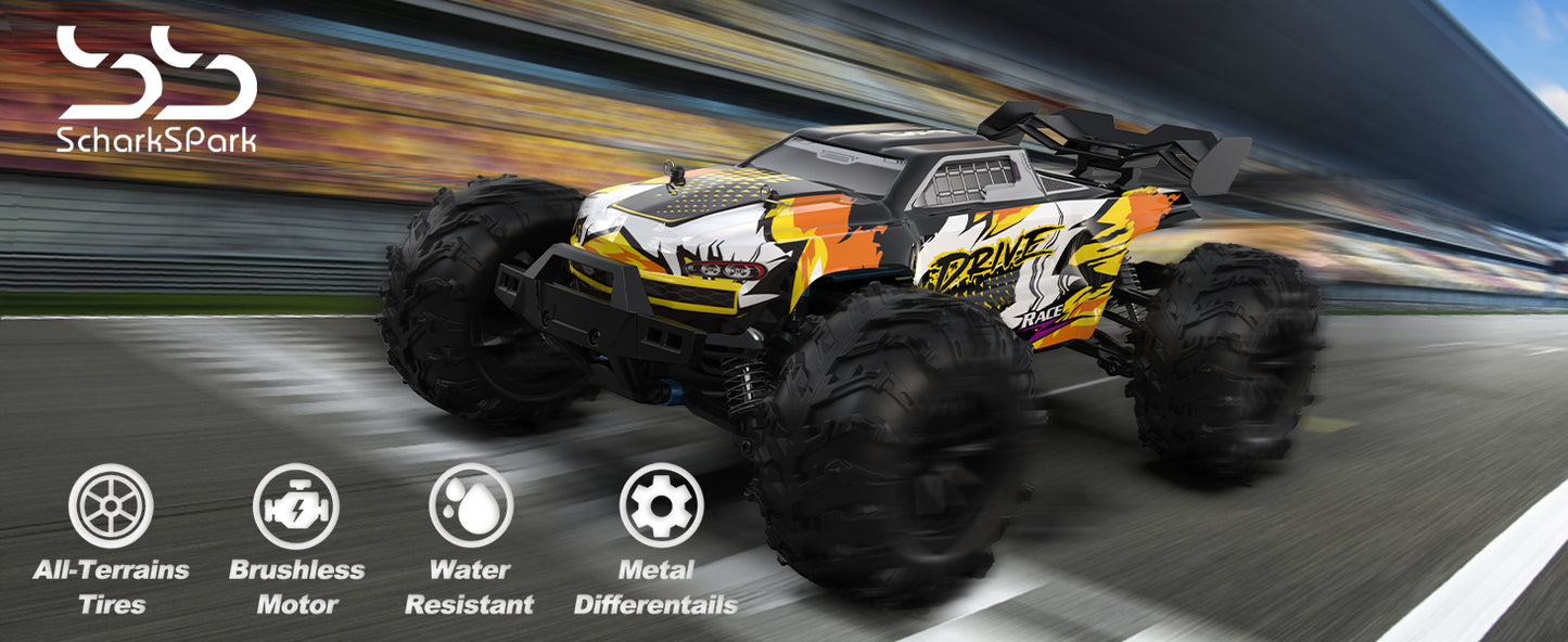 RC Cars for Adults, 1：16 Brushless Fast Race Remote Control Trucks 16102