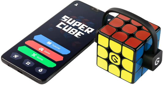 GiiKER Electronic Bluetooth Speed Cube i3s, Real-time Connected STEM Smart Cube 3x3 for All Ages, Companion App Support Online Battle with Cubers Across The Globe, with Exclusive Charger